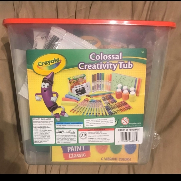 CrayolaCrayola Creativity Tub, Art Set, 90 Pcs, - Picture 1 of 3